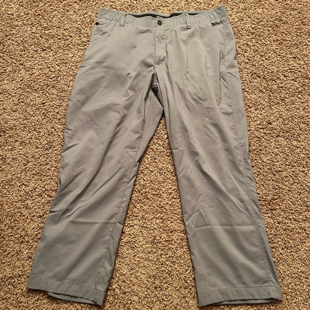 Mens Under Armour Showdown Gray Golf Pants Size 38x26 IL:K